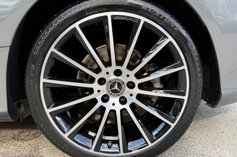 Mercedes-Benz C Class C 220 D AMG LINE PREMIUM PLUS - SELENITE GREY WITH CRANBERRY LEATHER 74