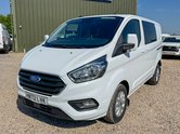 Ford Transit Custom Crew Cab AUTO SWB L1H1 Limited 320 A/C Alloys Cam Nav Sensors EURO 6 3