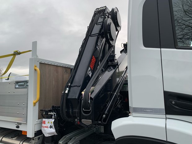 Iveco S-Way 5700WB 360 c/w Hi-Ab 258-EP Hi Duo Crane Triple Dropside body *NEW* 7