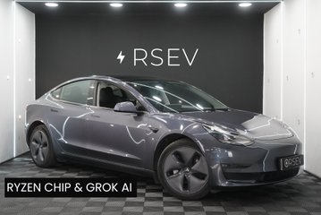 Tesla Model 3 LONG RANGE AWD Ryzen with GROK AI One Owner Heat Pump Adaptive LEDs VAT Q