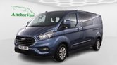 Ford Transit Custom Crew Cab AUTO LWB L2H1 Low Roof Limited 320 Air Con Alloys Cam EURO 6 1