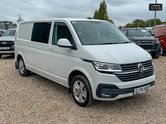 Volkswagen Transporter Crew Cab LWB L2H1 T32 Tdi 150 BHP Auto Kombi Highline Air Con Sensors EURO 5
