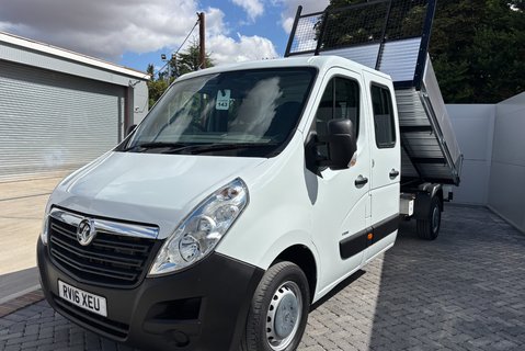 Vauxhall Movano F3500 L3 125 ps Crew Cab Tipper - Air Con - Euro 6 5