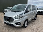 Ford Transit Custom Crew Cab AUTO SWB L1H1 Low Roof Limited 320 Air Con Alloys Sensors Cam EURO 3