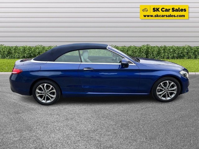 MERCEDES C CLASS 2.0 C200 SPORT CABRIOLET G TRONIC EURO 6 S S 2DR MILEAGE...