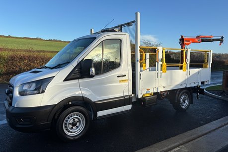 Ford Transit 350 Srw L2 130ps Dropside with PH150 Crane