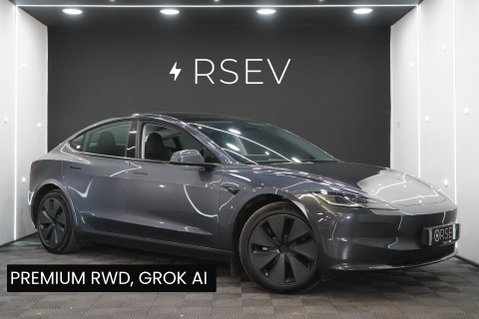 Tesla Model 3 Premium RWD GROK AI Rear Screen Heated & Vented Seats Premium Sound VAT Q 
