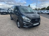 Ford Transit Custom Crew Cab AUTO SWB L1H1 Low Roof Limited 320 Air Con Alloys H/Seats EURO 6 5