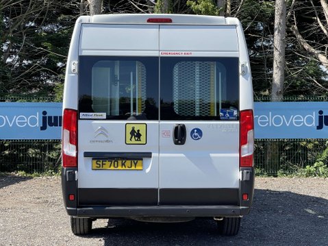 Citroen Relay 40 L4H2 17SEAT LIGHTWEIGHT MINIBUS NON-D1 with FULL MESH RAMP, A/C, CAMERA. 17