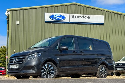 Mercedes-Benz Vito Crew Cab AUTO LWB L2H1 Low Roof Air Con Alloys Sensors Cam EURO 6