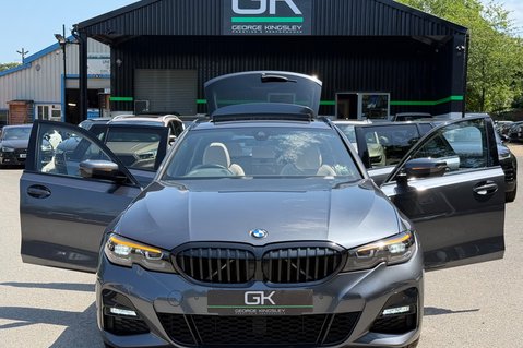 BMW 3 Series 330E M SPORT -PAN ROOF -M PRO PACK -OYSTER LEATHER -ONE OWNER -FBMWSH 20