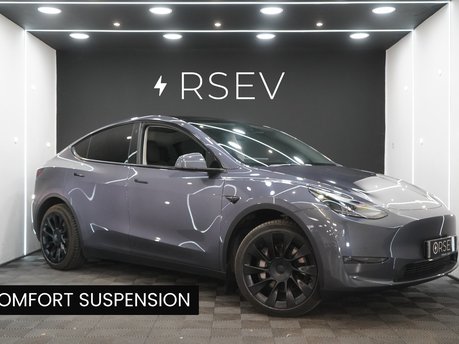 Tesla Model Y LONG RANGE AWD Comfort Suspension Midnight Silver GROK AI One Owner VAT Q