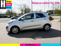 KIA PICANTO 1.25 ECODYNAMICS 2 HATCHBACK 5DR PETROL MANUAL EURO 5 S S 84...