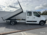 Vauxhall Movano F3500 L3 125 ps Crew Cab Tipper - Air Con - Euro 6 7