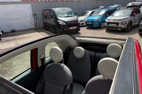 Fiat 500 LOUNGE.. CONVERTIBLE..LOOK ONLY £35:00 R/TAX…BLUETOOTH  37