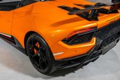 Lamborghini Huracan LP 640-4 PERFORMANTE SPYDER. LAMBO WARRANTY. ARANCIO BOREALIS. FULL PPF. 35