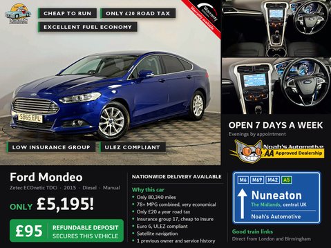 Ford Mondeo ZETEC ECONETIC TDCI 1.5 2