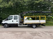 Iveco Daily 70C18D Double Cab Dropside with Hiab Crane - Air Con 7