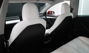 Tesla Model 3 LONG RANGE AWD White Interior Red Multi-coat Ryzen GROK AI One Owner VAT Q 17