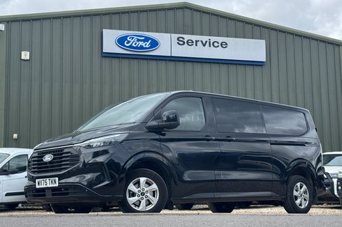 Ford Transit Custom Crew Cab AUTO LWB L2H1 Low Roof Limited 320 Air Con Alloys Sensors Cam EURO