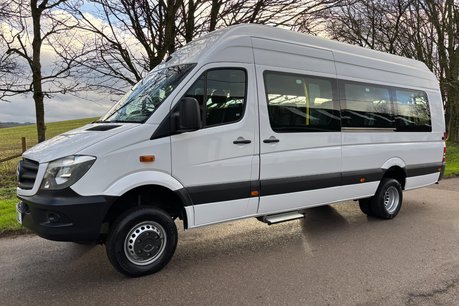 Mercedes-Benz Sprinter 519 4x4 14 Str Minibus - Air Con Con - Ex MOD