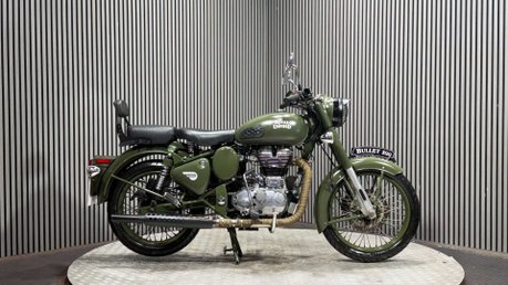 Royal Enfield Bullet 500 CLASSIC 2020 ONLY 11K ARMY COLOUR SCHEME 500CC A2 1