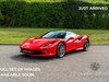 Ferrari F8 Tributo FULL PPF. FULL CARBON FIBRE INTERIOR PACKAGE. PASSENGER DISPLAY.