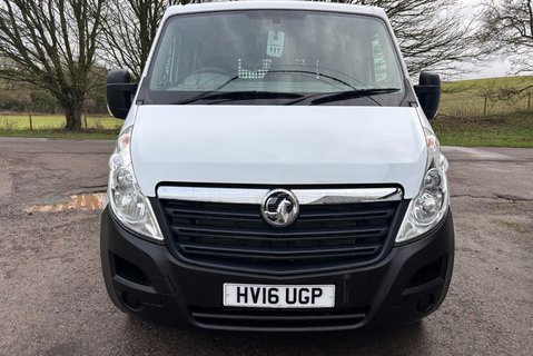 Vauxhall Movano F3500 L3 H1 Double Cab Dropside Truck with Tail Lift - Air Con 9