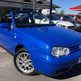 Volkswagen Golf 2.0 Convertible petrol manual just 55,000m AC, 16" BBS alloys