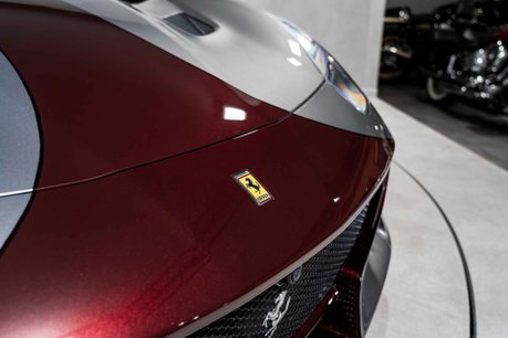 Ferrari F12 TDF TAILOR MADE. CLASSICHE EXAMPLE. HISTORIC PAINT & LIVERY. RED CARBON FIBRE. 45