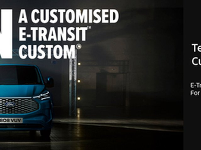 Win an E-Transit Custom!