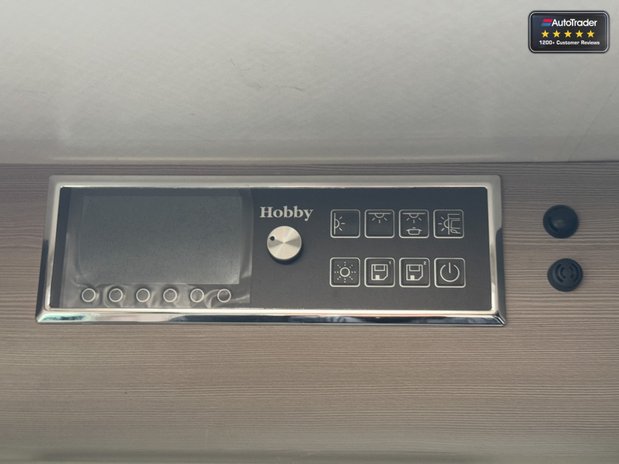 Hobby Vantana Fiat|2 Berth|4 Belt|Rear Tranverse Bed|Awning|Solar Panel|TV Ariel 16