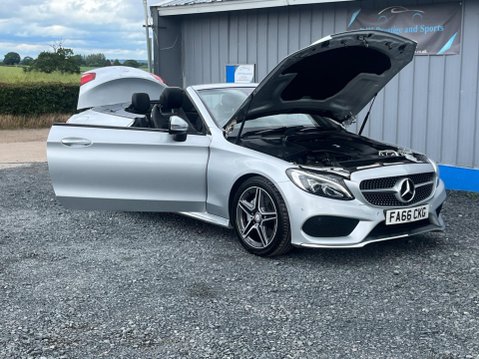 Mercedes-Benz C Class 2.1 C220d AMG Line (Premium Plus) Cabriolet G-Tronic+ Euro 6 (s/s) 2dr 18