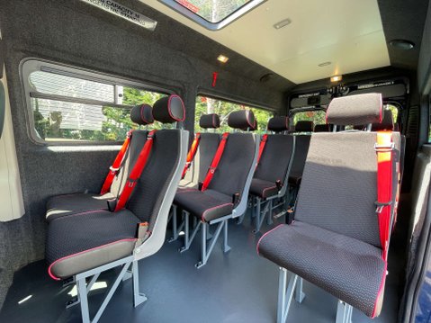 Peugeot Boxer L3H2 17-Seat Lightweight Non-D1 minibus with A/C, Cruise, Nav, Sensors, Tel 35