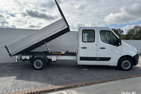 Vauxhall Movano F3500 L3 125 ps Crew Cab Tipper - Air Con - Euro 6 7