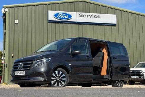 Mercedes-Benz Vito Crew Cab AUTO LWB L2H1 Low Roof Air Con Alloys Sensors Cam EURO 6