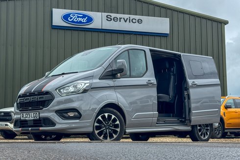 Ford Transit Custom Crew Cab AUTO SWB L1H1 Sport 320 Air Con Alloys Camera EURO 6