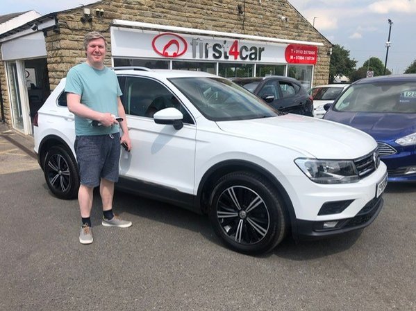 Matt is happy with his Tiguan