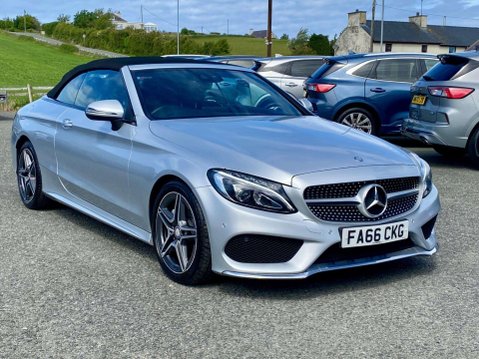 Mercedes-Benz C Class 2.1 C220d AMG Line (Premium Plus) Cabriolet G-Tronic+ Euro 6 (s/s) 2dr 3