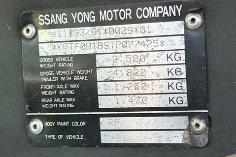 SsangYong Musso GSE - 1 OWNER - PART EXCHANGE TO CLEAR - MERCEDES 2.9 DIESEL ENGINE 34