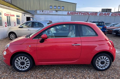 Fiat 500 1.2 LOUNGE LOOK! JUST 62000 MILES! 1 PREVIOUS KEEPER! GLASS ROOF ,BLUETOOTH 11
