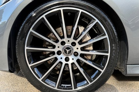 Mercedes-Benz C Class C 220 D AMG LINE PREMIUM PLUS - SELENITE GREY WITH CRANBERRY LEATHER 73