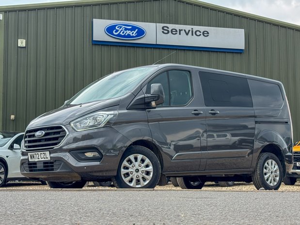 Ford Transit Custom Crew Cab AUTO SWB L1H1 Low Roof Limited 320 Air Con Alloys Nav Euro 6 2