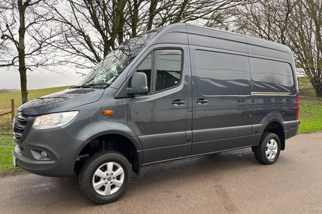 Mercedes-Benz Sprinter 316 Cdi L2 H2 4x4 Panel Van with Air Con & Leather