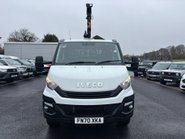 Iveco Daily 70C18D Crew Cab Dropside with Hiab X-Hiduo 062 Crane 10