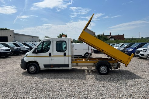 Peugeot Boxer Tipper LWB L3 7 Seater Bluetooth Tow Bar EURO 6 NO VAT
