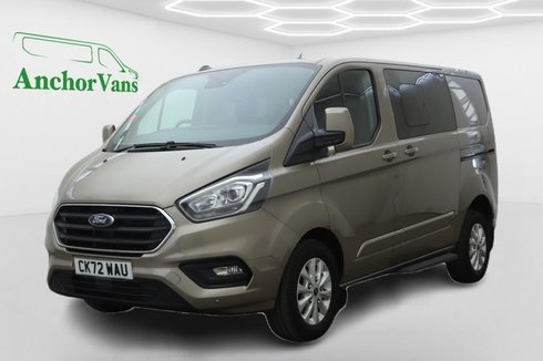 Ford Transit Custom Crew Cab SWB L1H1 Low Roof Limited 300 Air Con Alloys Sensors Cam EURO 6 NO