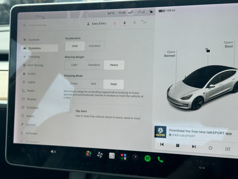 Tesla Model 3 Standard Range Plus Saloon 4dr Electric Auto RWD (241 bhp) 19