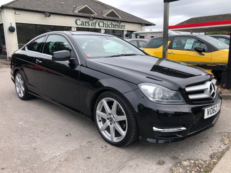 Mercedes-Benz C Class C180 BLUEEFFICIENCY AMG SPORT 1.6 Petrol Coupe Automatic