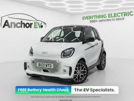 2021 FORTWO COUPE SOLD 17.6KWH EXCLUSIVE COUPE 2DR ELECTRIC AUTO 22KW CHARGER 82 PS... photo